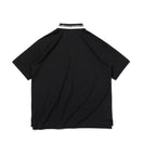 半袖 オーバーサイズド ポロシャツ Collar Logo ブラック - 14121845-S | NEW ERA ニューエラ公式オンラインストア