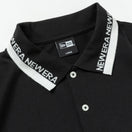 半袖 オーバーサイズド ポロシャツ Collar Logo ブラック - 14121845-S | NEW ERA ニューエラ公式オンラインストア