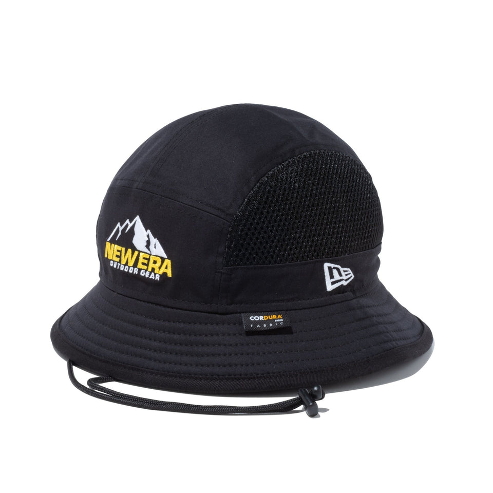 スポーツバケット CORDURA (made with COOLMAX fabric) NEW ERA Outdoor Gear Logo ブラック 【ニューエラアウトドア】 - 13516172-SM | NEW ERA ニューエラ公式オンラインストア