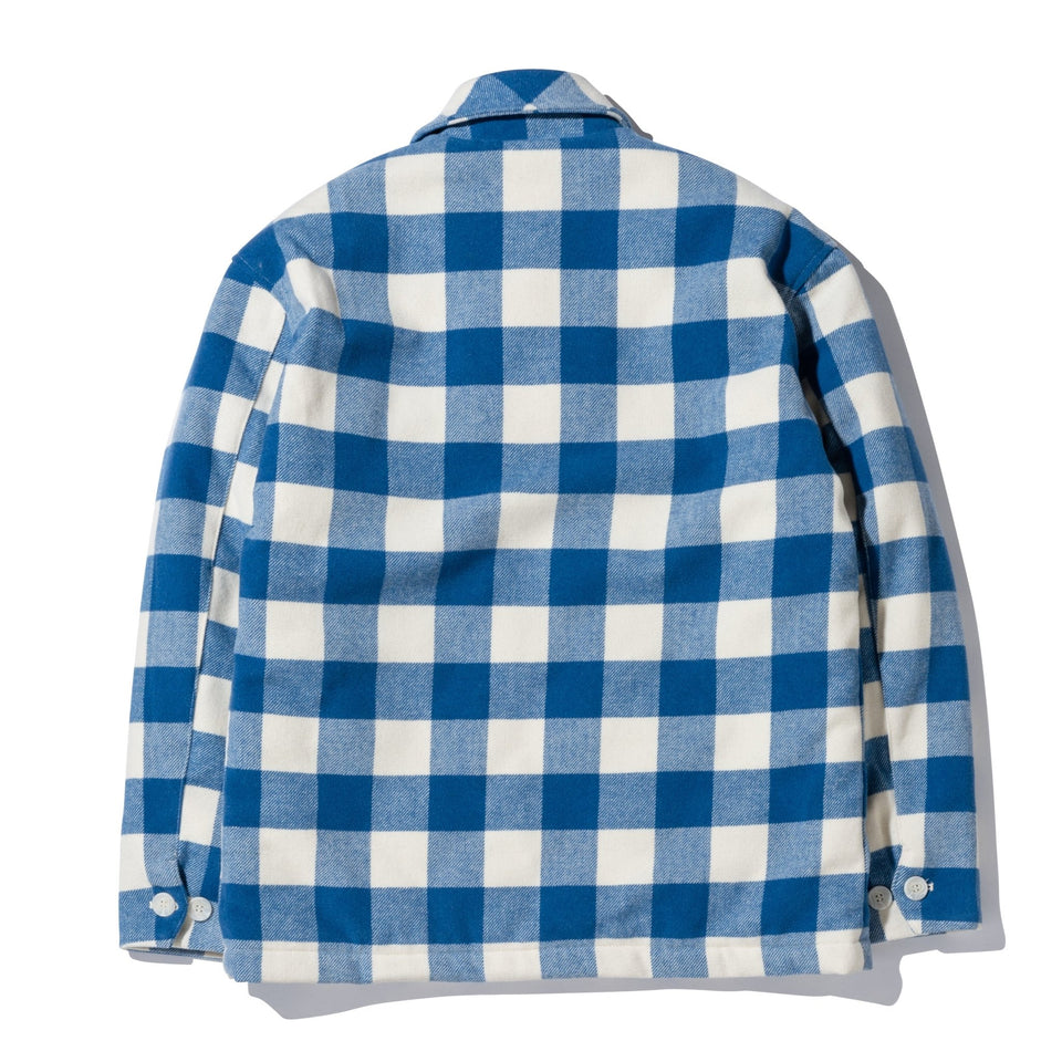 CPO ジャケット バッファローチェック ブルー × ホワイト - 13355114-S | NEW ERA ニューエラ公式オンラインストア