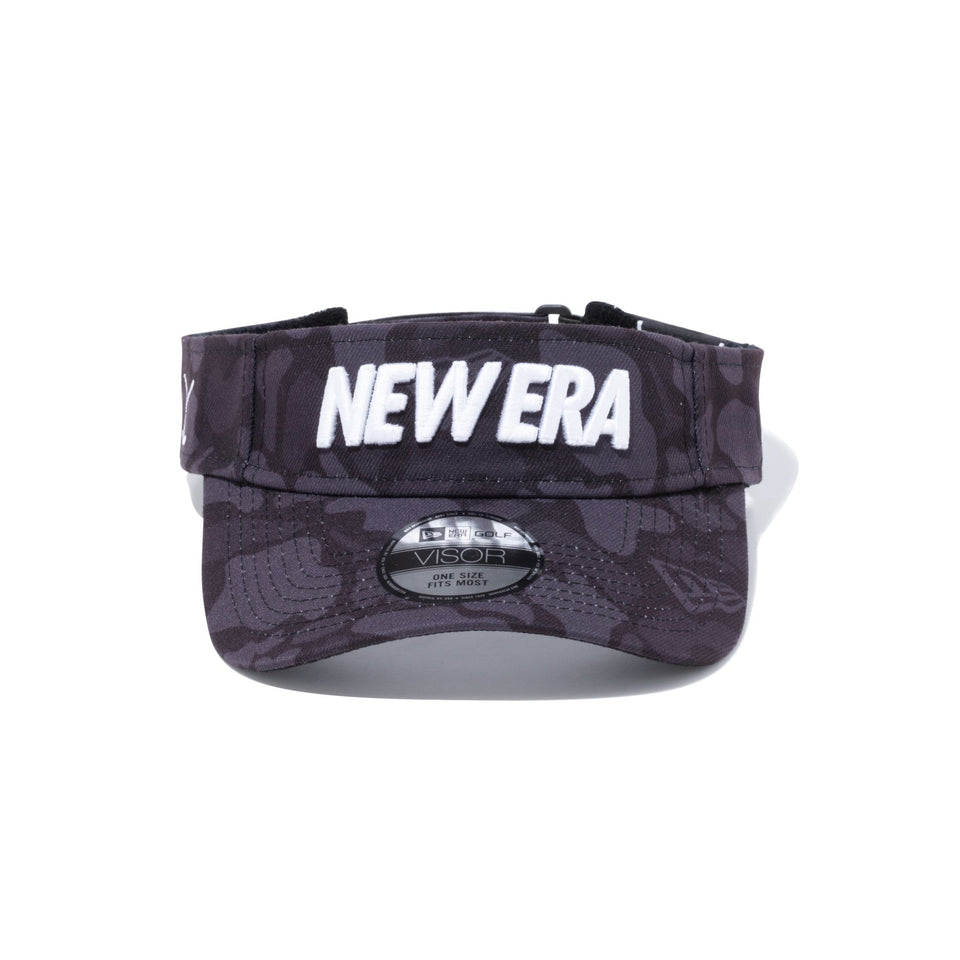 【ゴルフ】サンバイザー Duck Hunter Camo -with Golf Ground- ダックハンターカモ ブラック - 13517836-OSFM | NEW ERA ニューエラ公式オンラインストア