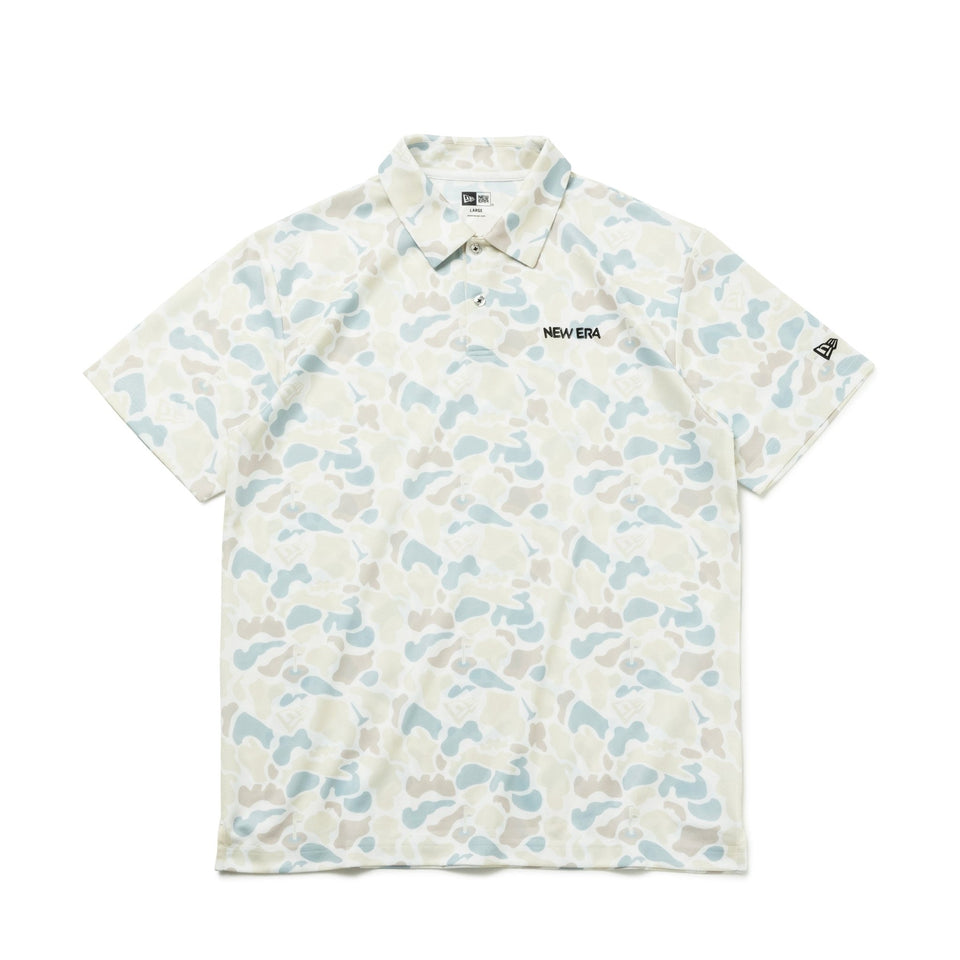 お歳暮 人気 オシャレ 半袖 テック ポロシャツ Duck Hunter Camo -with Golf Ground メンズウェア