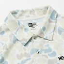 【ゴルフ】半袖 テック ポロシャツ Duck Hunter Camo -with Golf Ground- ホワイト - 14109025-S | NEW ERA ニューエラ公式オンラインストア