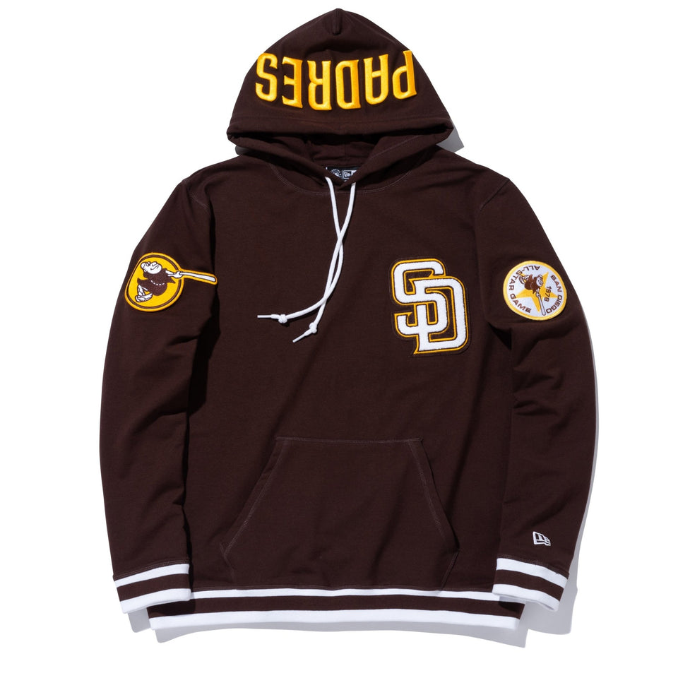 裏毛 スウェット プルオーバーフーディー Elite Pack Apparel サンディエゴ・パドレス ブラウン - 13338305-S | NEW ERA ニューエラ公式オンラインストア