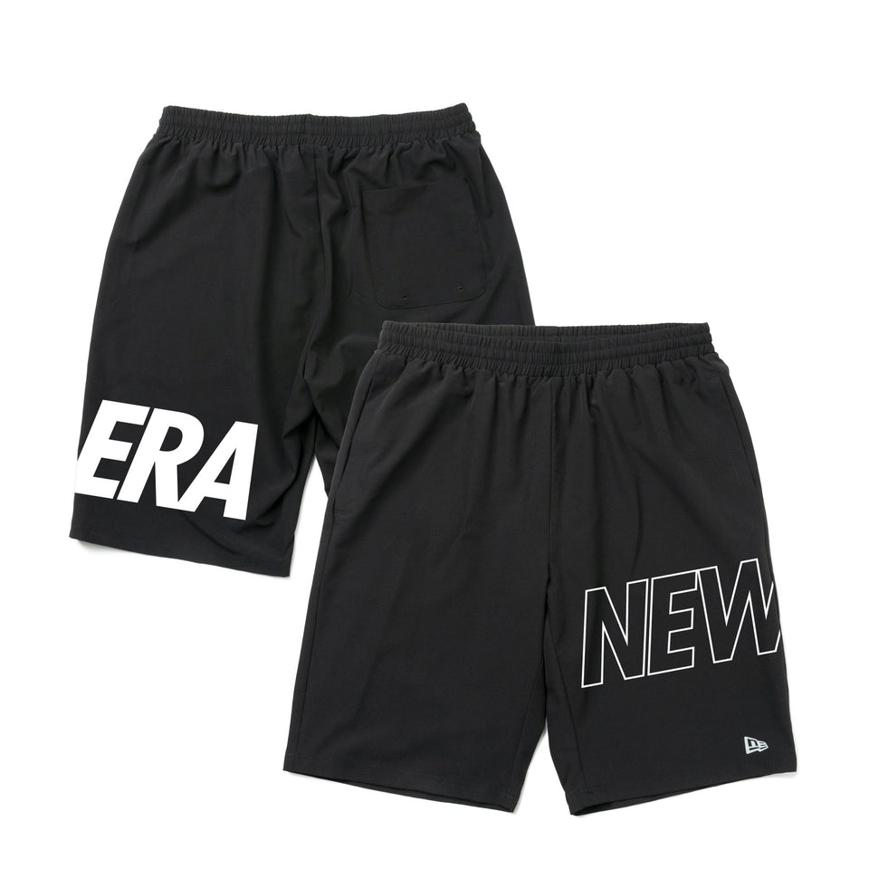 ライトウインドショーツ Front & Back Logo ブラック【Performance Apparel】 - 13516860-S | NEW ERA ニューエラ公式オンラインストア