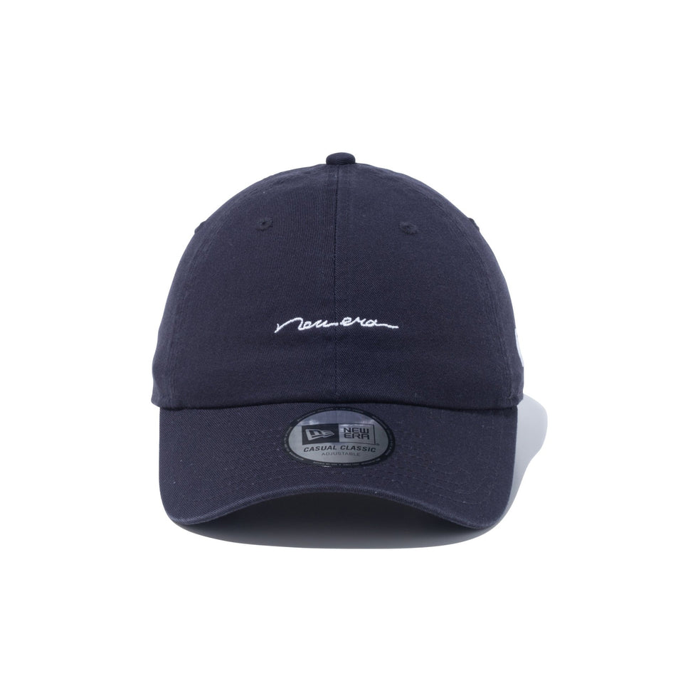 カジュアルクラシック Handwritten Logo スクリプトロゴ ネイビー - 13750903-OSFM | NEW ERA ニューエラ公式オンラインストア
