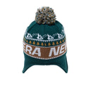 イヤーフラップ ポンポンニット Jacquard ジャカード ブリティッシュグリーン【ニューエラ アウトドア】 - 13772384-OSFM | NEW ERA ニューエラ公式オンラインストア