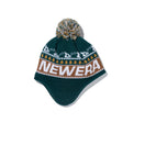 イヤーフラップ ポンポンニット Jacquard ジャカード ブリティッシュグリーン【ニューエラ アウトドア】 - 13772384-OSFM | NEW ERA ニューエラ公式オンラインストア