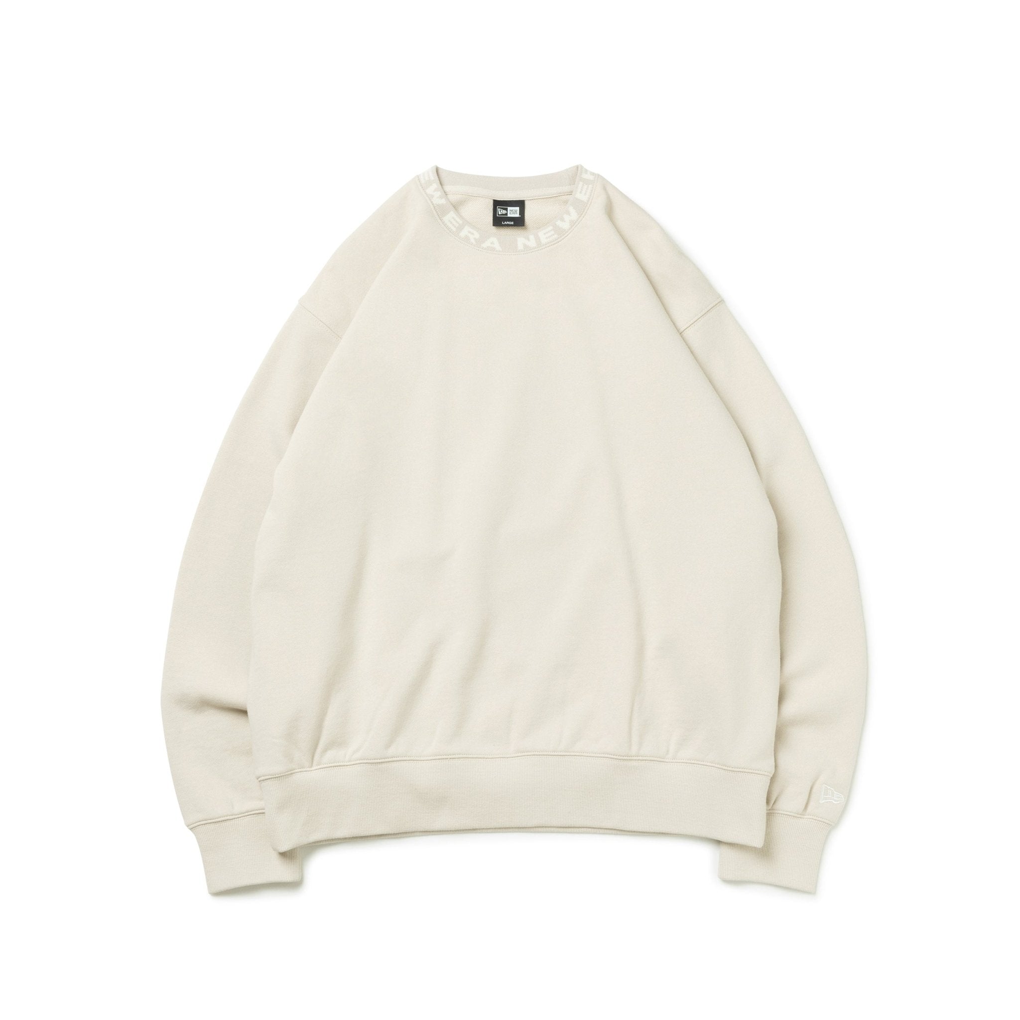 裏毛 オーバーサイズド スウェット クルーネック Jacquard Logo