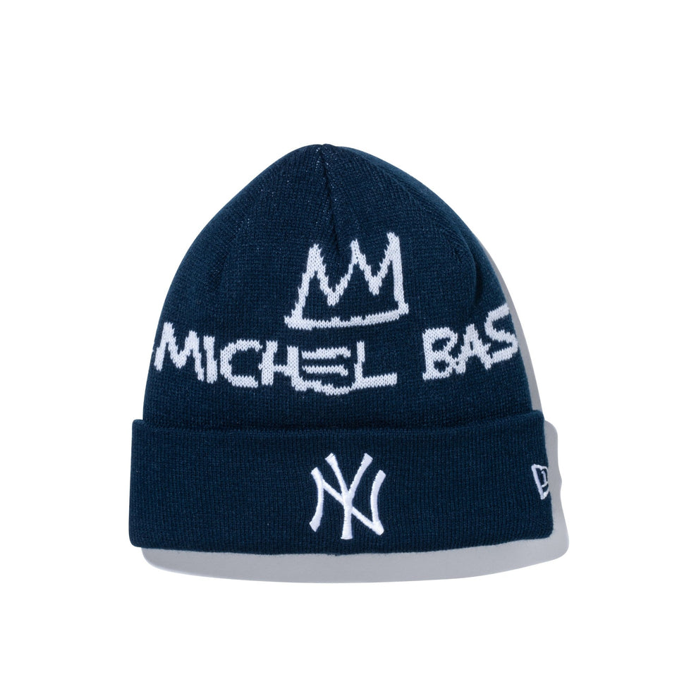 ベーシック カフニット JEAN MICHEL BASQUIAT ジャン=ミシェル・バスキア ニューヨーク・ヤンキース ネイビー - 13772597-OSFM | NEW ERA ニューエラ公式オンラインストア