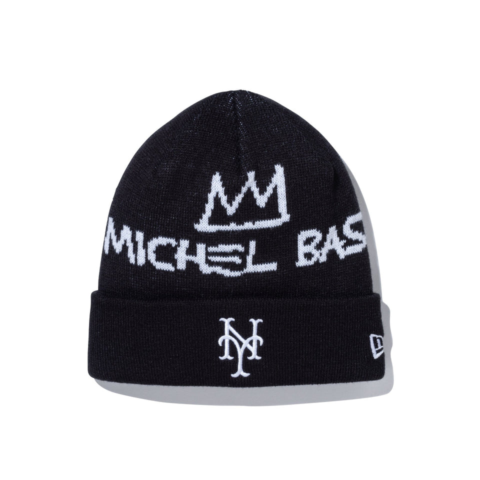 ベーシック カフニット JEAN MICHEL BASQUIAT ジャン=ミシェル・バスキア ニューヨーク・メッツ ブラック - 13772598-OSFM | NEW ERA ニューエラ公式オンラインストア