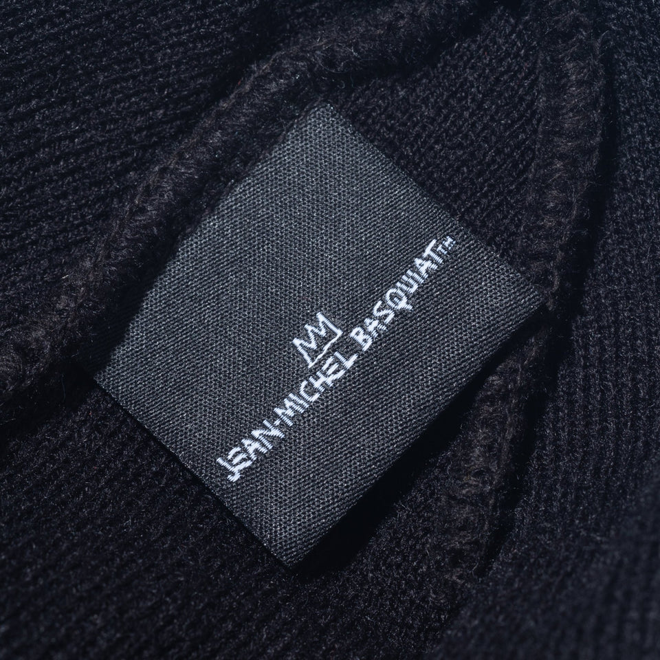 ベーシック カフニット JEAN MICHEL BASQUIAT ジャン=ミシェル・バスキア CHEESE POPCORN ブラック - 13772601-OSFM | NEW ERA ニューエラ公式オンラインストア