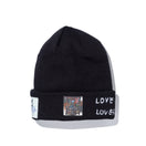 ベーシック カフニット JEAN MICHEL BASQUIAT ジャン=ミシェル・バスキア LOVE IS A LIE LOVER=LIAR ブラック - 13772599-OSFM | NEW ERA ニューエラ公式オンラインストア