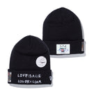ベーシック カフニット JEAN MICHEL BASQUIAT ジャン=ミシェル・バスキア LOVE IS A LIE LOVER=LIAR ブラック - 13772599-OSFM | NEW ERA ニューエラ公式オンラインストア