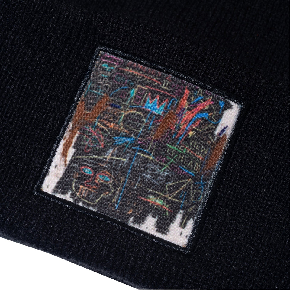 ベーシック カフニット JEAN MICHEL BASQUIAT ジャン=ミシェル・バスキア LOVE IS A LIE LOVER=LIAR ブラック - 13772599-OSFM | NEW ERA ニューエラ公式オンラインストア