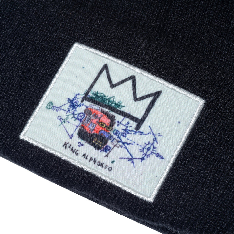 ベーシック カフニット JEAN MICHEL BASQUIAT ジャン=ミシェル・バスキア LOVE IS A LIE LOVER=LIAR ブラック - 13772599-OSFM | NEW ERA ニューエラ公式オンラインストア