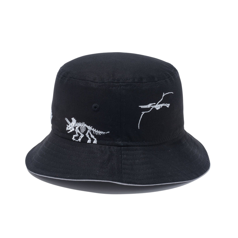 Kid's バケット01 Dinosaur オールオーバー ブラック - 13762874-SM | NEW ERA ニューエラ公式オンラインストア