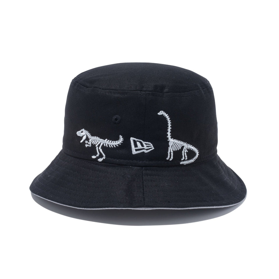 Kid's バケット01 Dinosaur オールオーバー ブラック - 13762874-SM | NEW ERA ニューエラ公式オンラインストア