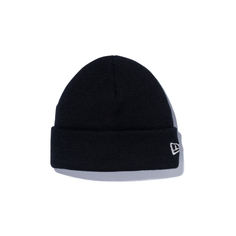 Kid's ベーシック カフニット ブラック × メタリックシルバー - 12541250-OSFM | NEW ERA ニューエラ公式オンラインストア