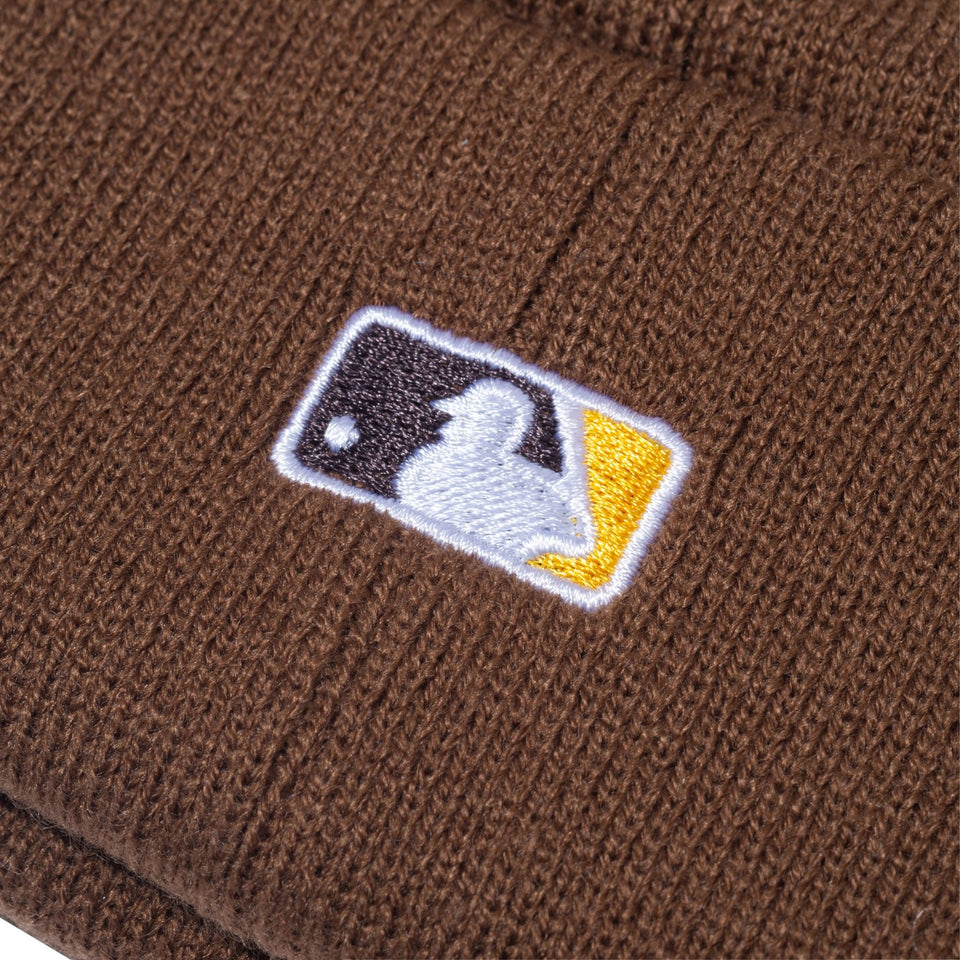 Kid's ベーシック カフニット MLB Team Logo サンディエゴ・パドレス ウォルナット - 13762881-OSFM | NEW ERA ニューエラ公式オンラインストア