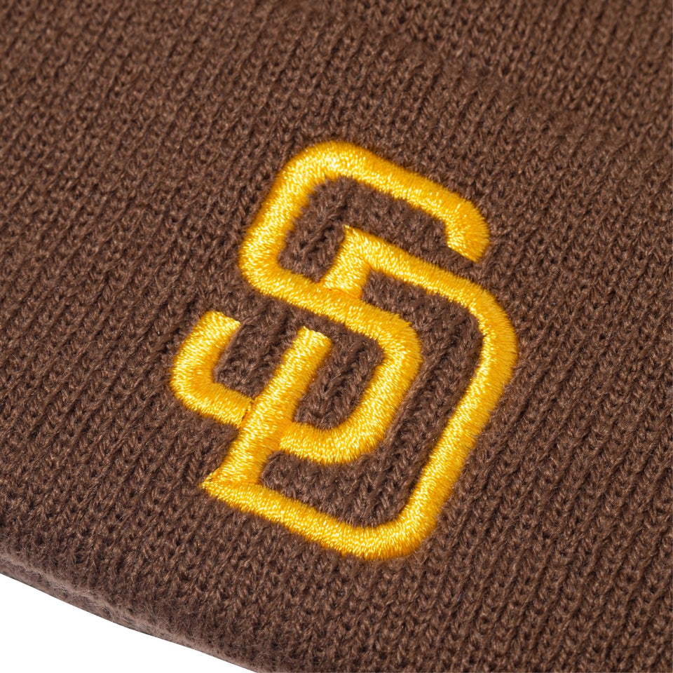 Kid's ベーシック カフニット MLB Team Logo サンディエゴ・パドレス ウォルナット - 13762881-OSFM | NEW ERA ニューエラ公式オンラインストア
