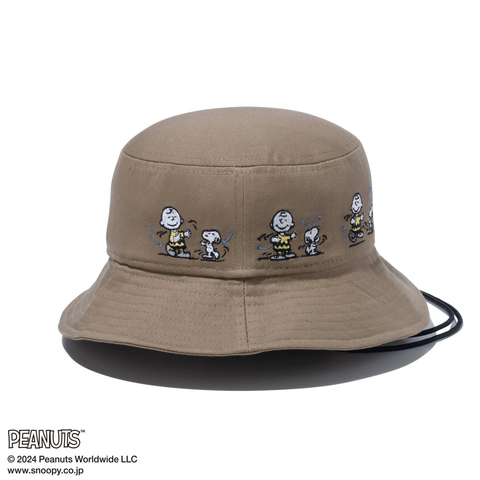 Kid's アドベンチャーライト サンシェード PEANUTS ピーナッツ スヌーピー チャーリー・ブラウン ブリティッシュカーキ - 14124521-SM | NEW ERA ニューエラ公式オンラインストア