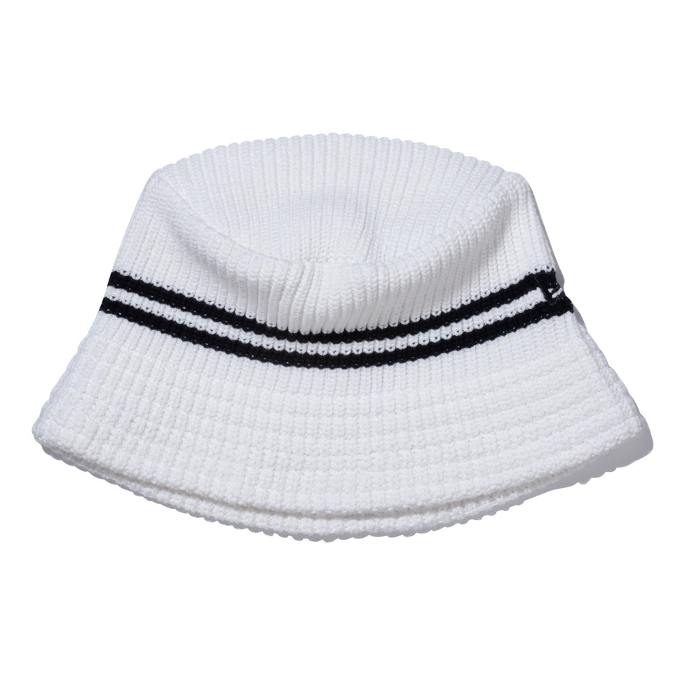 ニットバケット Knit Bucket ライン アイボリー - 13750564-OSFM | NEW ERA ニューエラ公式オンラインストア