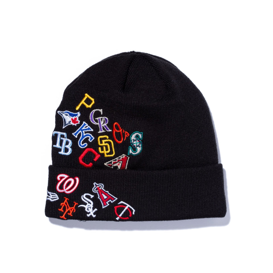 カフニット League Overload Knit MLB ブラック - 13038026-OSFM | NEW ERA ニューエラ公式オンラインストア