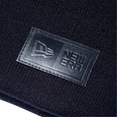 ベーシック カフニット Leather Patch レザーパッチ ブラック - 13751309-OSFM | NEW ERA ニューエラ公式オンラインストア