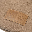ベーシック カフニット Leather Patch レザーパッチ ベージュ - 13751311-OSFM | NEW ERA ニューエラ公式オンラインストア