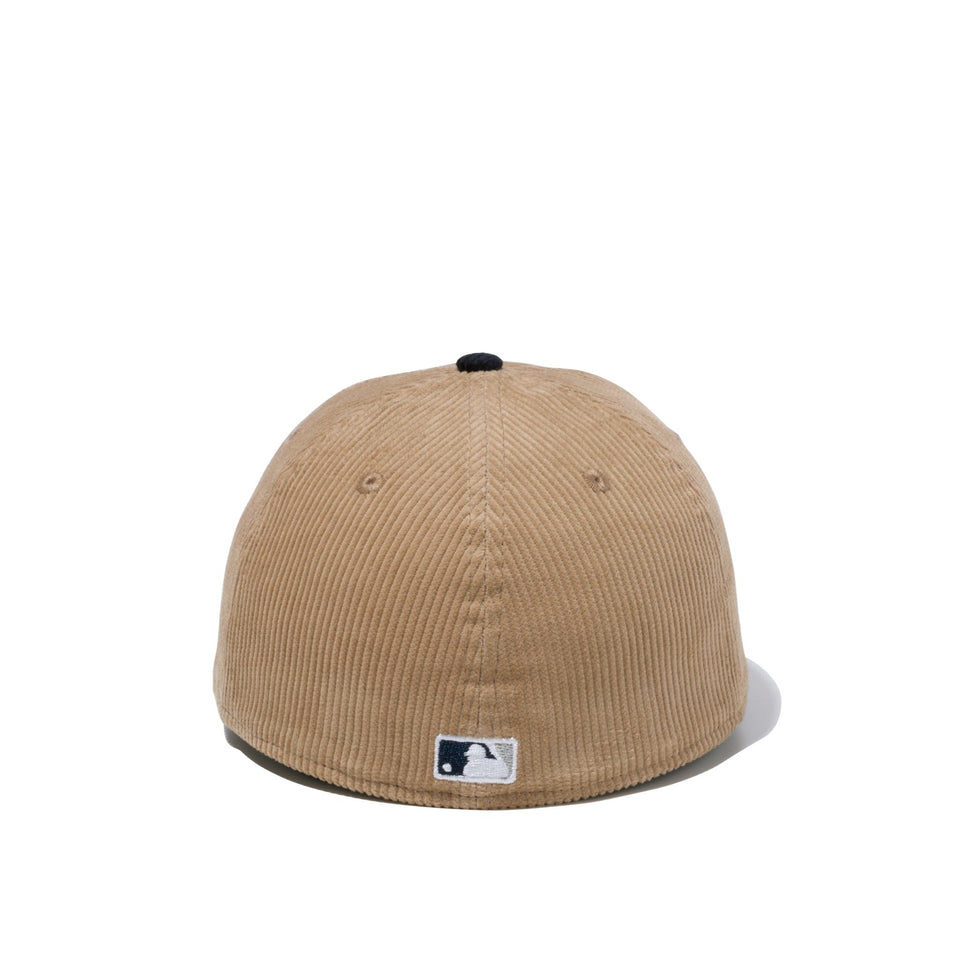 LP 59FIFTY 2-Tone Corduroy コーデュロイ ニューヨーク・ヤンキース ベージュ ネイビーバイザー - 13327783-700 | NEW ERA ニューエラ公式オンラインストア