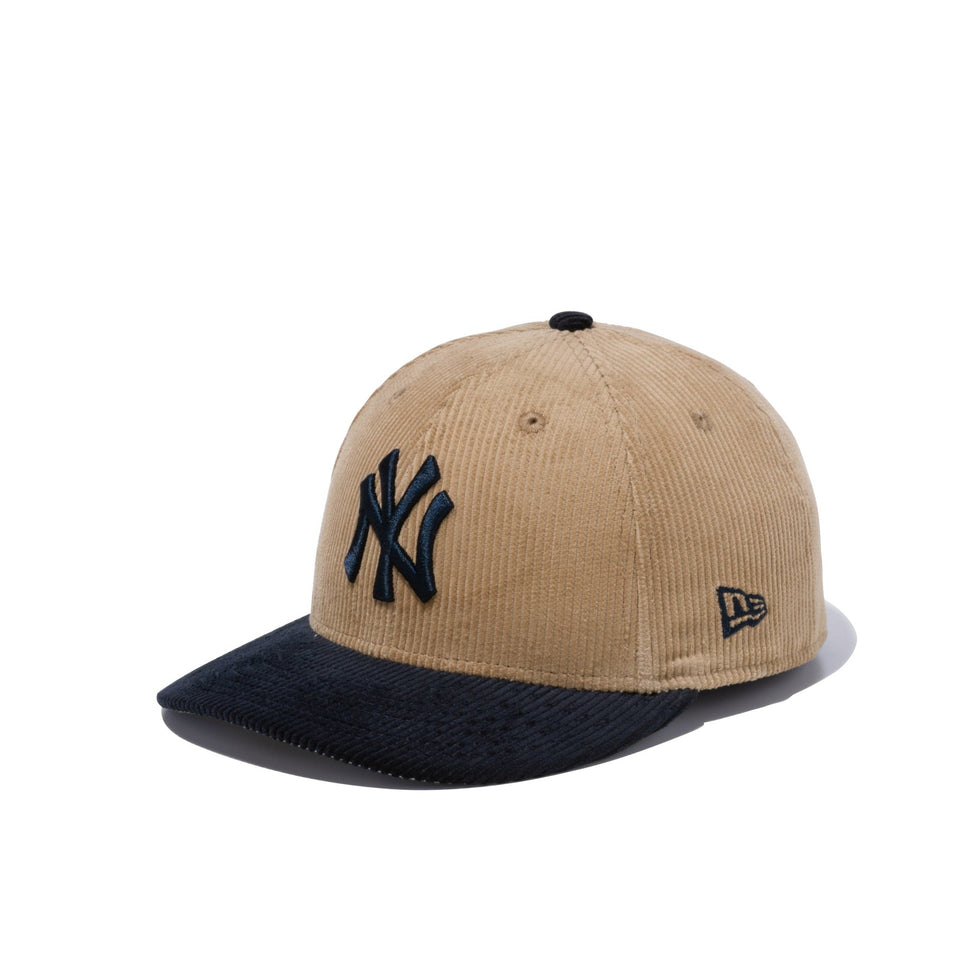 LP 59FIFTY 2-Tone Corduroy コーデュロイ ニューヨーク・ヤンキース ベージュ ネイビーバイザー - 13327783-700 | NEW ERA ニューエラ公式オンラインストア