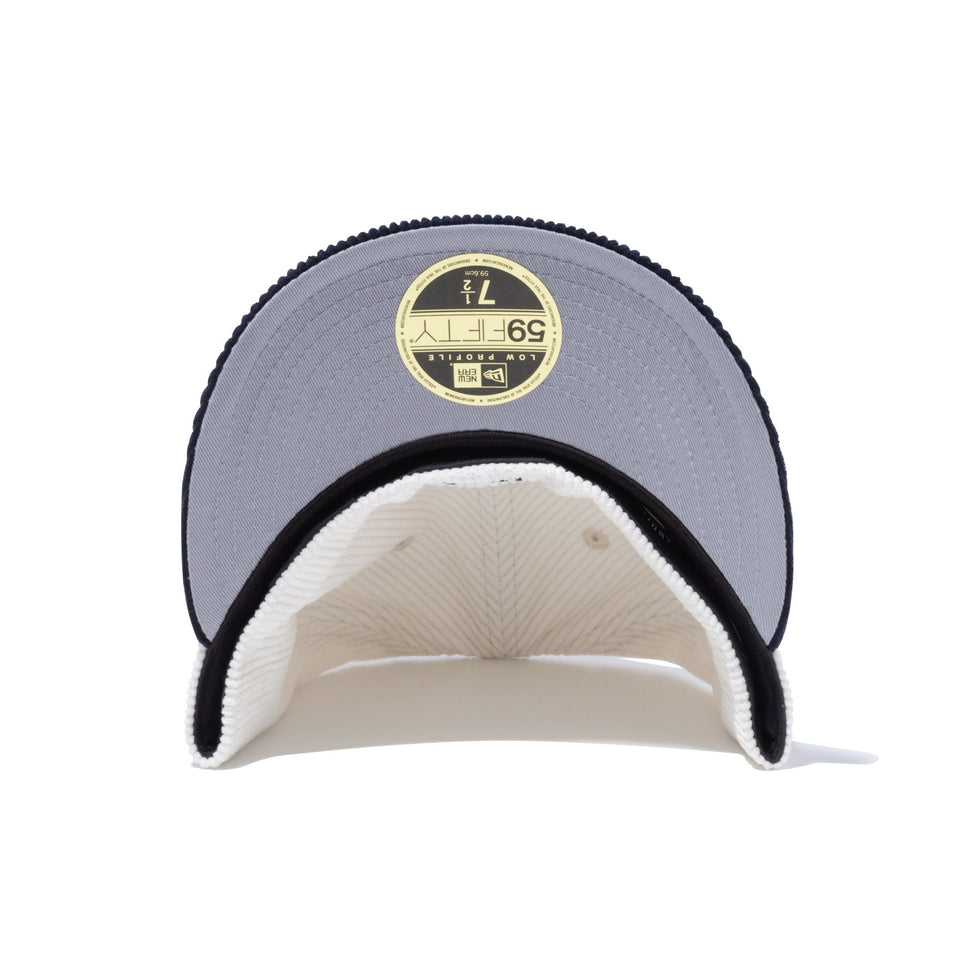 LP 59FIFTY 2-Tone Corduroy コーデュロイ デトロイト・タイガース エクリュ ネイビーバイザー - 13327784-700 | NEW ERA ニューエラ公式オンラインストア