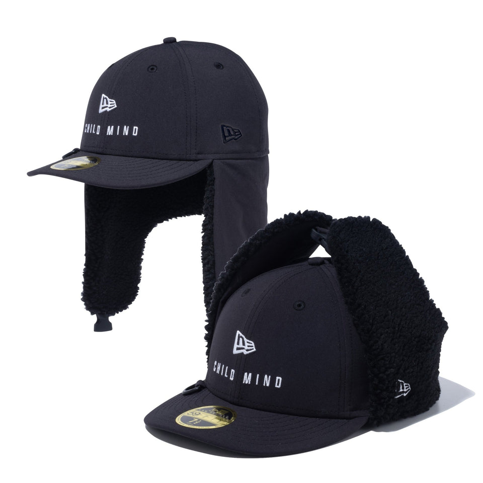 LP 59FIFTY Dog Ear Angler Collection CHILD MIND ブラック 【ニューエラアウトドア】 - 13772377-700 | NEW ERA ニューエラ公式オンラインストア