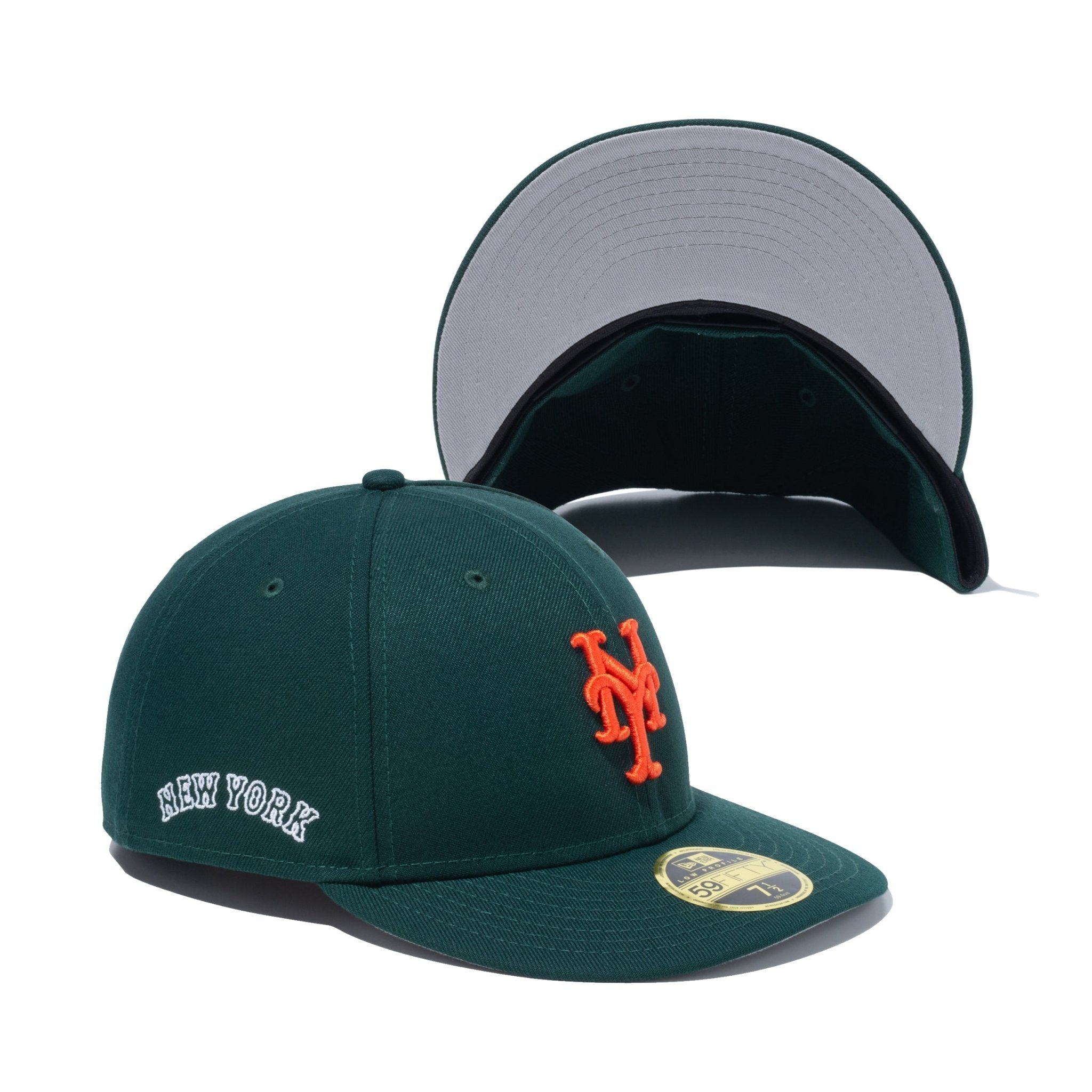 ウェア New Era LP 59FIFTY LP 59FIFTY Gray Undervisor ニューヨーク・メッツ ダークグリーン