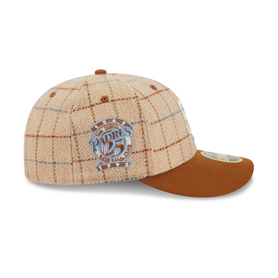 LP 59FIFTY Herringbone Check サンディエゴ・パドレス ヘリンボーンチェック ベージュ - 13935227-700 | NEW ERA ニューエラ公式オンラインストア
