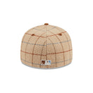LP 59FIFTY Herringbone Check ニューヨーク・ヤンキース ヘリンボーンチェック ベージュ - 13935228-700 | NEW ERA ニューエラ公式オンラインストア
