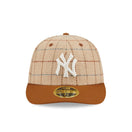LP 59FIFTY Herringbone Check ニューヨーク・ヤンキース ヘリンボーンチェック ベージュ - 13935228-700 | NEW ERA ニューエラ公式オンラインストア