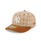 LP 59FIFTY Herringbone Check ニューヨーク・ヤンキース ヘリンボーンチェック ベージュ - 13935228-700 | NEW ERA ニューエラ公式オンラインストア