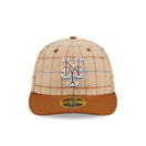 LP 59FIFTY Herringbone Check ニューヨーク・メッツ ヘリンボーンチェック ベージュ - 13935229-700 | NEW ERA ニューエラ公式オンラインストア