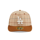 LP 59FIFTY Herringbone Check ロサンゼルス・ドジャース ヘリンボーンチェック ベージュ - 13935230-700 | NEW ERA ニューエラ公式オンラインストア