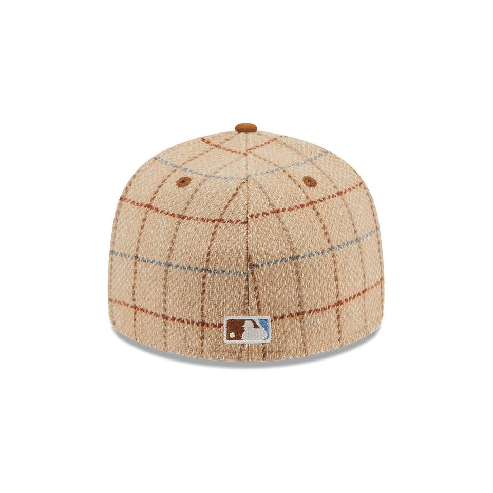 LP 59FIFTY Herringbone Check ロサンゼルス・ドジャース ヘリンボーンチェック ベージュ - 13935230-700 | NEW ERA ニューエラ公式オンラインストア