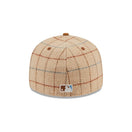 LP 59FIFTY Herringbone Check ロサンゼルス・ドジャース ヘリンボーンチェック ベージュ - 13935230-700 | NEW ERA ニューエラ公式オンラインストア
