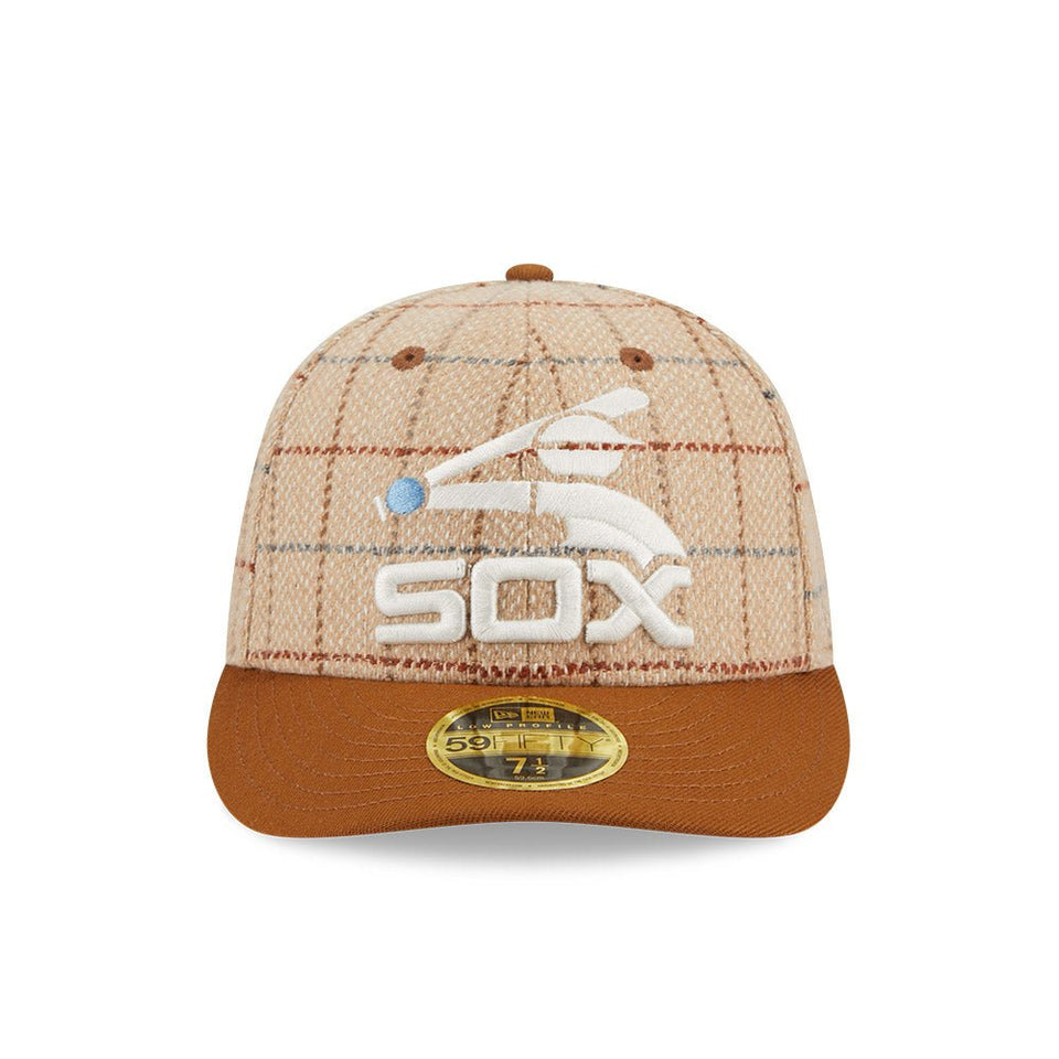 LP 59FIFTY Herringbone Check シカゴ・ホワイトソックス ヘリンボーンチェック ベージュ - 13935231-700 | NEW ERA ニューエラ公式オンラインストア