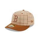 LP 59FIFTY Herringbone Check ボストン・レッドソックス ヘリンボーンチェック ベージュ - 13935232-700 | NEW ERA ニューエラ公式オンラインストア