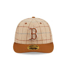 LP 59FIFTY Herringbone Check ボストン・レッドソックス ヘリンボーンチェック ベージュ - 13935232-700 | NEW ERA ニューエラ公式オンラインストア