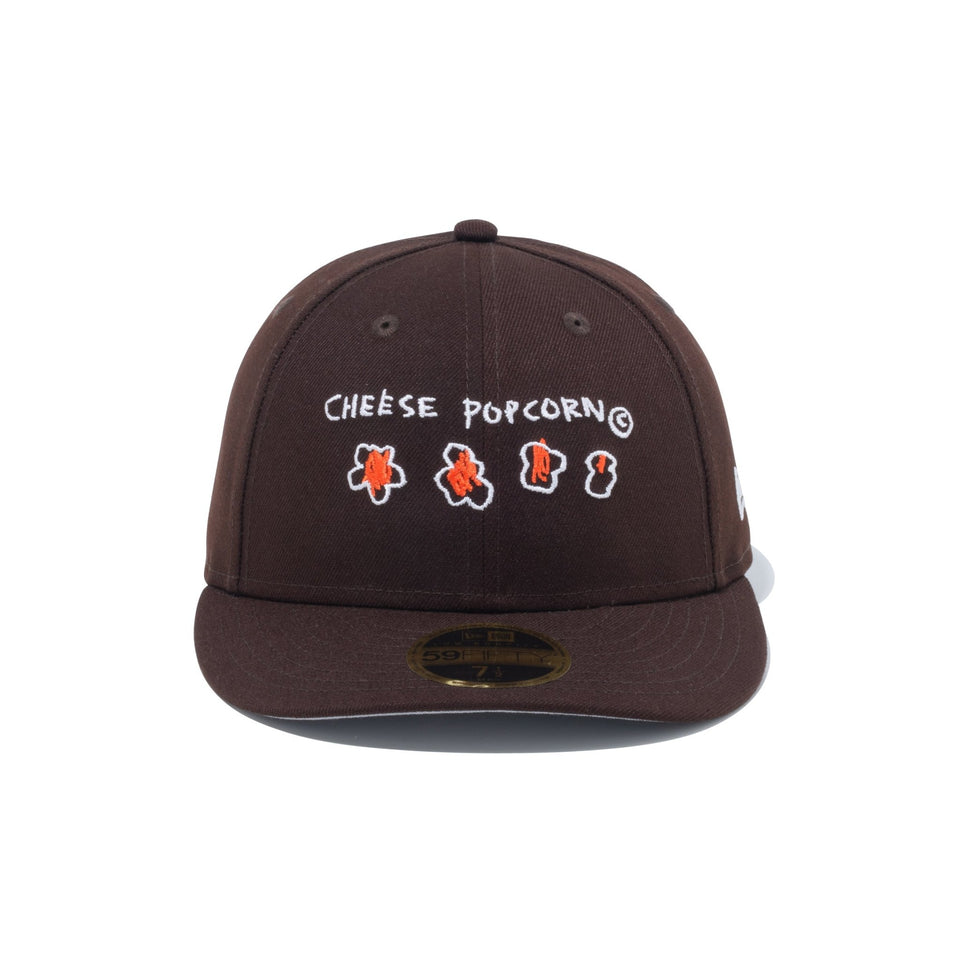 LP 59FIFTY JEAN MICHEL BASQUIAT ジャン=ミシェル・バスキア CHEESE POPCORN バーントウッド - 13772510-700 | NEW ERA ニューエラ公式オンラインストア
