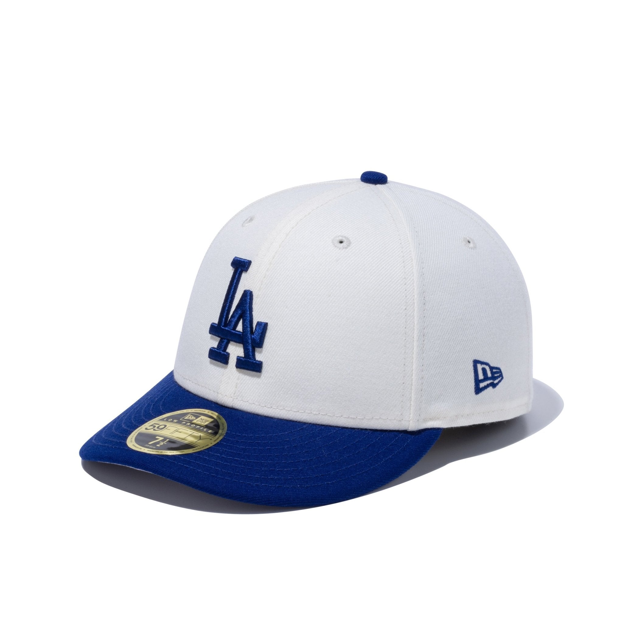 LP 59FIFTY ロサンゼルス・ドジャース MLB 2トーン クロームホワイト / ネイビー グレーアンダーバイザー