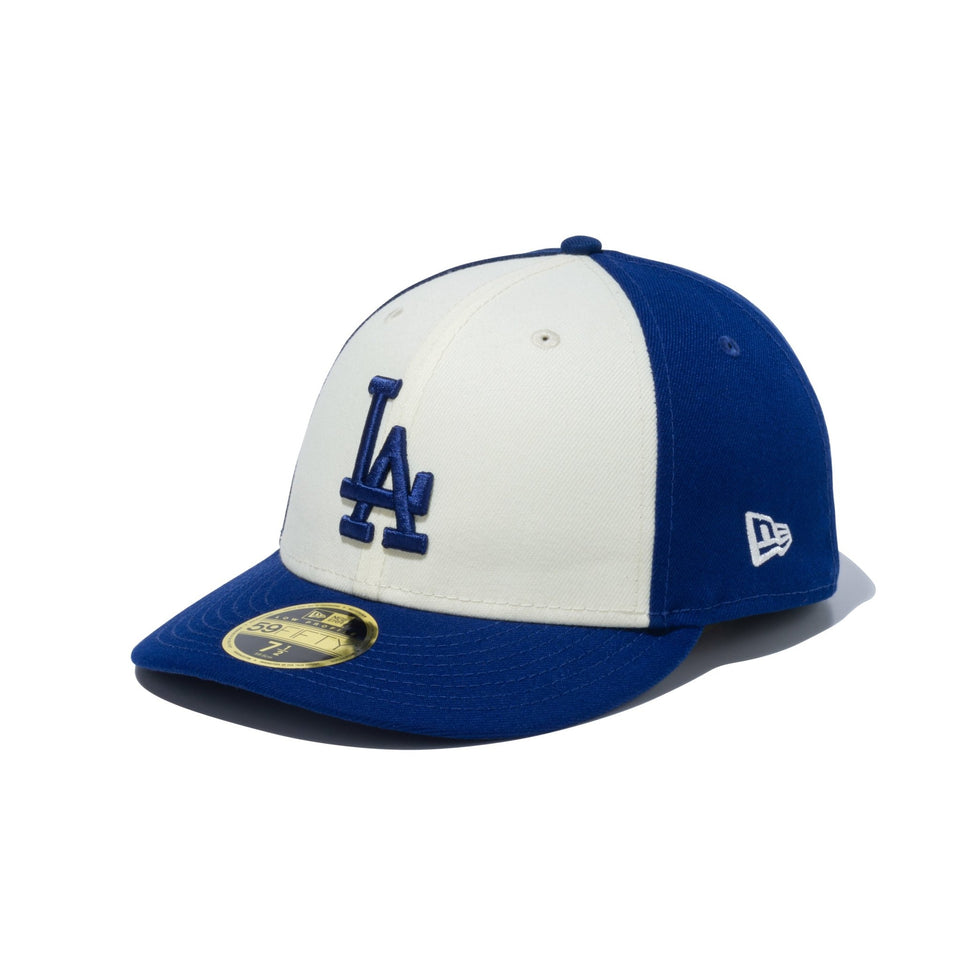 LP 59FIFTY MLB 2-Tone ロサンゼルス・ドジャース クロームホワイト/ダークロイヤル - 14109465-700 | NEW ERA ニューエラ公式オンラインストア