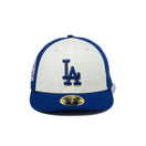 LP 59FIFTY MLB 2-Tone ロサンゼルス・ドジャース クロームホワイト/ダークロイヤル - 14109465-700 | NEW ERA ニューエラ公式オンラインストア